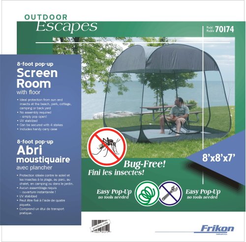 Screen Tent With Floor Frikon 8 X 8 Square Room With Floor