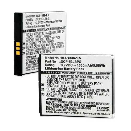 Quality replacement for Kyocera SCP-53LBPS, HYDRO ELITE 4G LTE, C6750, 1500mAh 3.7v, Li-ion, by Empire