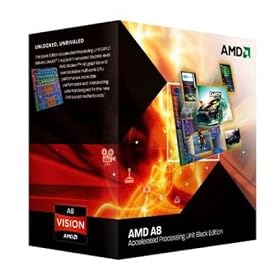 AMD Llano A8 3870K 3.0GHz Quad Core Accelerated Processing Unit with Enhanced Virus Protection (Socket FM1, AMD Radeon HD 6550D)