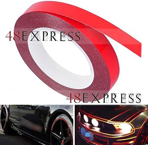 lanbhu ID New 9m DIY Decorative Safety Reflective Warning Roll Strip Tape for Car Truck