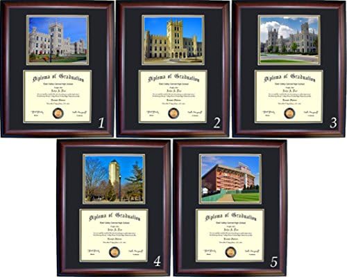 Northern Illinois Diploma Frame - Photo Option #1 - Walnut Frame
