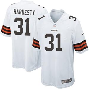 Cleveland Browns #31 Montario Hardesty Game White Men Jersey(X-Large)