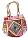 Handbag Carmine Red Sari Patchwork Beaded Designer Purse