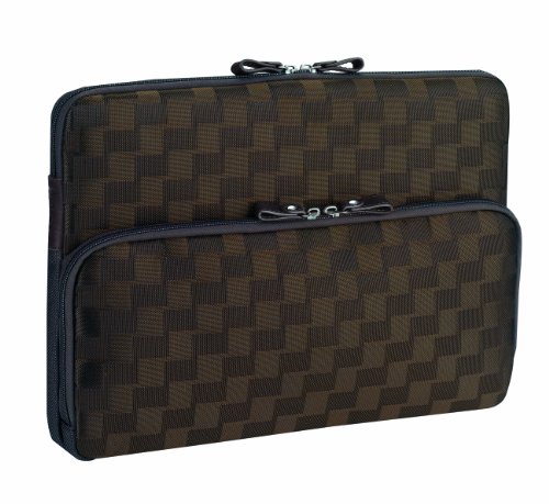 SOLO Studio Collection MacBook and MacBook Pro Fleece-Lined Sleeve for 15 Inch MacBooks, in Chocolate Brown, APL129-3