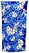 Blue Hibiscus Flowers Reactive Beach Towel 60
