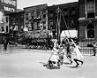 New York Playground - Whirlygig - ca. 1900 - 16x20-inch - Fine-Art-Quality Photographic Print of an Image from the Library of Congress Collection