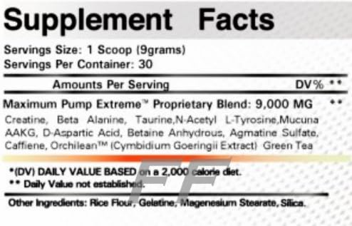 Iron Mag Labs MAXIMUM PUMP Pre-workout powder Watermelon 30 serving [Pumps, Strength, Energy, Endurance, Focus Enhancer]