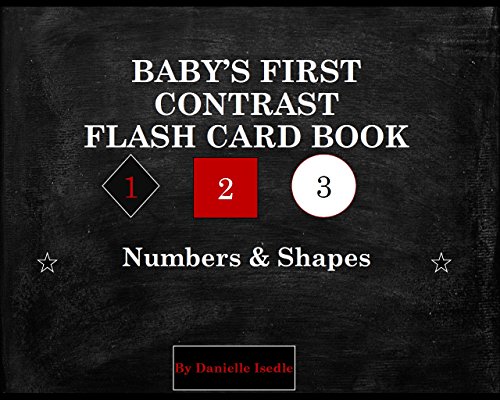 Baby's First Contrast Flash Card Book Shapes and Numbers (Smart Baby Flash Card Book Series 1)