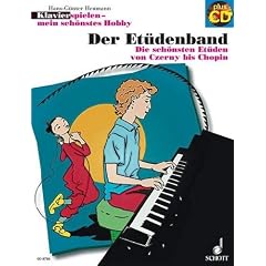 Klavierspielen mein sch�nstes Hobby: DER ET�DENBAND (+CD) inkl. praktischem Bleistift vom dc-musicshop -- Die sch�nsten Et�den von Czerny bis Chopin f�r Klavier, herausgegeben von Hans-G�nter Heumann - Noten/Sheetmusic
