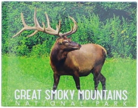 Smoky Mtns Elk Magnet