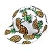 Shensee Neutral Design Pineapple Snapback Bboy Hat Adjustable Baseball Cap Hip-hop Hat (white)