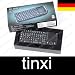 Wireless 2,4GHz Rii Mini Funk Tastatur Maus Touchpad DE QWERTZ Layout aus DE von iclever