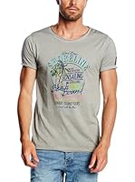 Johnny Brasco Camiseta Manga Corta (Gris Claro)