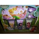 Disney Fairies Pixie Beauty Set Bath Set - Shampoo, Lotion, Body Wash, Barrettes, Purse