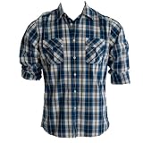 Soul Cal Diaz Checked Shirt - Blue - Mens