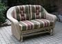 North Cape Cambridge Resin Wicker Double Glider - Espresso