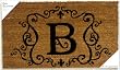 Monogram Coir Doormat Insert - B Monogram Coir Doormat Insert - B