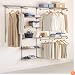 Rubbermaid 3H89 Configurations 4-to-8-Foot Deluxe Custom Closet Kit, White