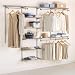 Search : Rubbermaid 3H89 Configurations 4-to-8-Foot Deluxe Custom Closet Kit, White