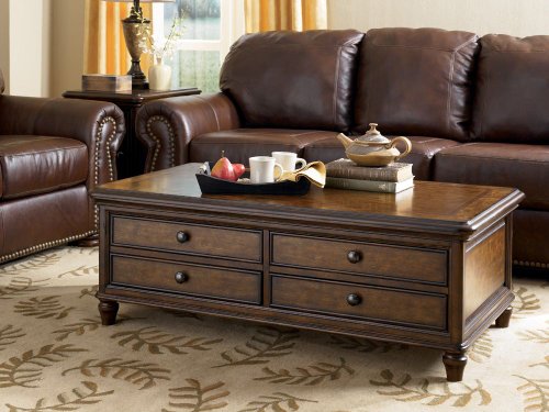 Rectangular Storage Cocktail table by Famous Brand Furniture