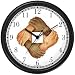 Brothers United - Brotherhood Theme Wall Clock by WatchBuddy Timepieces (Black Frame)