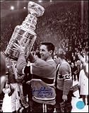 Jean Beliveau Montreal Canadiens Autographed/Hand Signed Stanley Cup 8X10 Photo