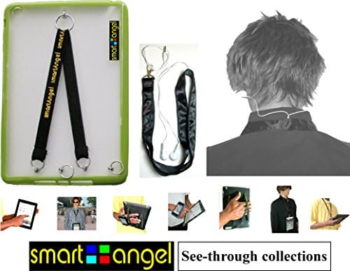 :New Ipad Mini &amp; Retina Display Pu+pc Case with Wired Audio Integrated Neck Strap &amp; Hand Strap + Microphone Capability- Beige- Also Available in Black, Light Green