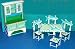 6 Pc Handpainted Dollhouse Dinette Set