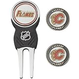NHL Calgary Flames Logo Divot Tool & Ball Marker Set