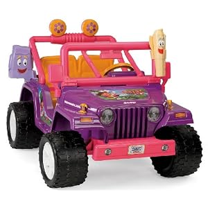Fisher-Price Power Wheels Dora the Explorer Jeep Wrangler by Fisher-Price