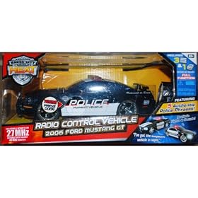 Badge City Radio Contol Police Car 2006 Charger R C from Jada R/C