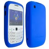 Blue Silicone Soft Skin Case Cover for Blackberry Curve 2 8520 8530