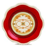 Fitz and Floyd Bellacara Salad Plate, Red