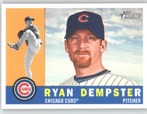 2009 Topps Heritage #453 Ryan Dempster SP - Chicago Cubs (Short Print) (Baseball Cards)