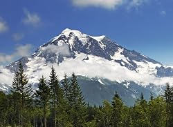 14,410-ft. Mount Rainier from the Northwest - Iconic 16x20 Photographic Print by Brendan Reals