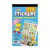 Trend Sticker Pad, Seasons and Holidays, Assorted Colors, 738 Stickers per Pack