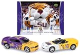 Upper Deck Louisiana State Tigers 2007-08 NCAA Home & Road Charger & Corvette 2 Pack with School Mascot Card