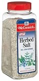 McCormick Herbed Salt (no Msg), 25-Ounce Plastic Bottle (Pack of 3)