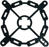 Chain Single Fan Grill (black)