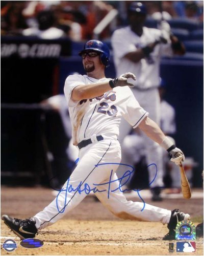 Jason Phillips Hand Signed Mets Action 8x10 Photograph