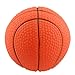 Dogloveit Rubber Basketball Squeaker Dog Toy,Orange,2.75