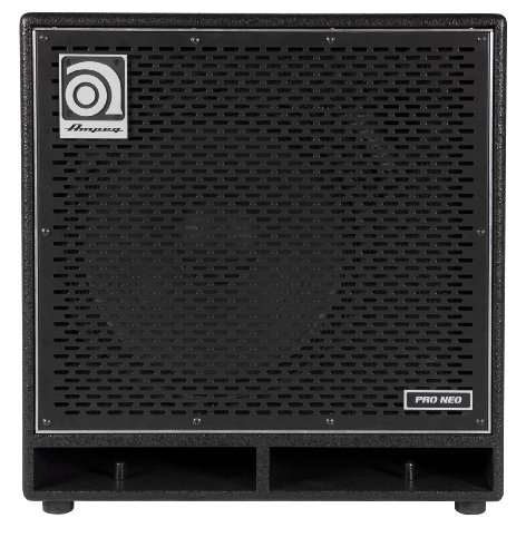 Ampeg Pro Neo PN-115HLF Bass Amp Cabinet 1x15-inch speaker cabinet neodymium loaded 575W RMS