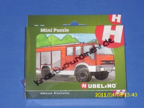 Hubelino Minipuzzle Feuerwehrauto