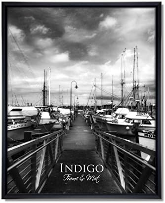 SET of 12 - 2x3 MINI Black Plastic Composite Poster Frames, Glass