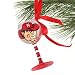 Nebraska Cornhuskers Hand-Painted Mini Wine Glass Christmas Ornament