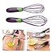 Ogori Silicone Whisk Set 10-inch and 8-inch Guarantee, Egg Beaters Eggbeater Whisk Mixer Egg Cook Tools Kitchen Blender