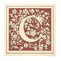 Floral Wall Canvas - Burgundy (C)
