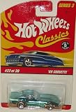 Hot Wheels 1969 Corvette Stringray Classics Series 3 #22 Red Line Scattered Chrome 1/64 Scale Collector