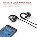 Bluetooth Earphones, TaoTronics Wireless Smart Headphones In-Ear Earbuds (Siri Activation, IPX5 Sweatproof, Bluetooth 4.1, aptX, Soft Ear Hooks)