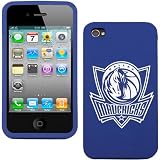 Tribeca  FVA5701 Varsity Jacket Silicone for iPhone 4, Dallas Mavericks - Medium Blue
